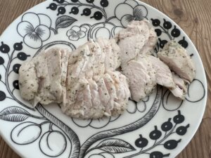 低温調理で作ったサラダチキン