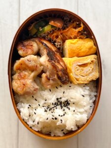 鶏もも肉の柚子胡椒焼き弁当｜男子弁当のおかず