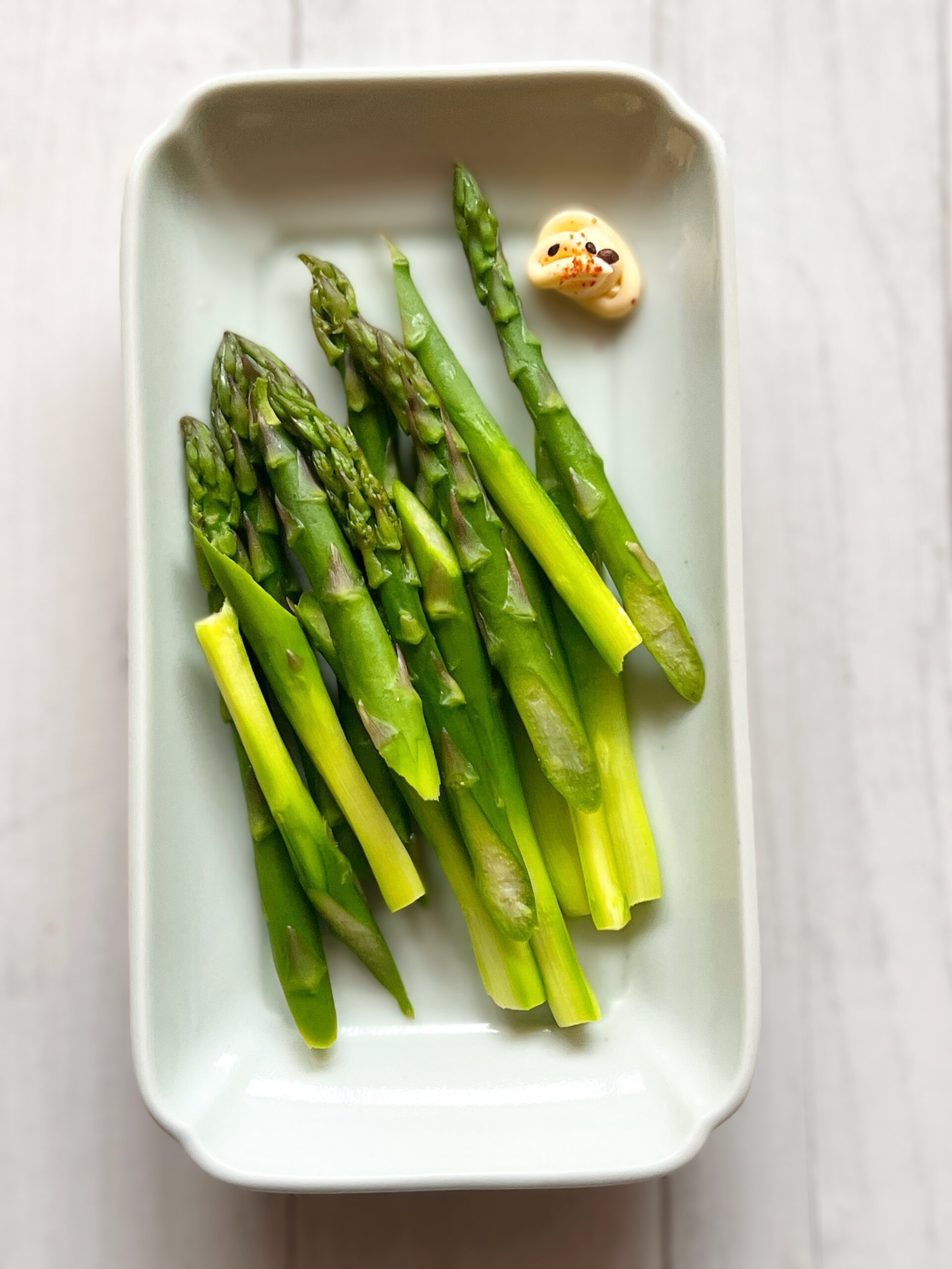 アスパラ せいろ蒸し 仕上がり