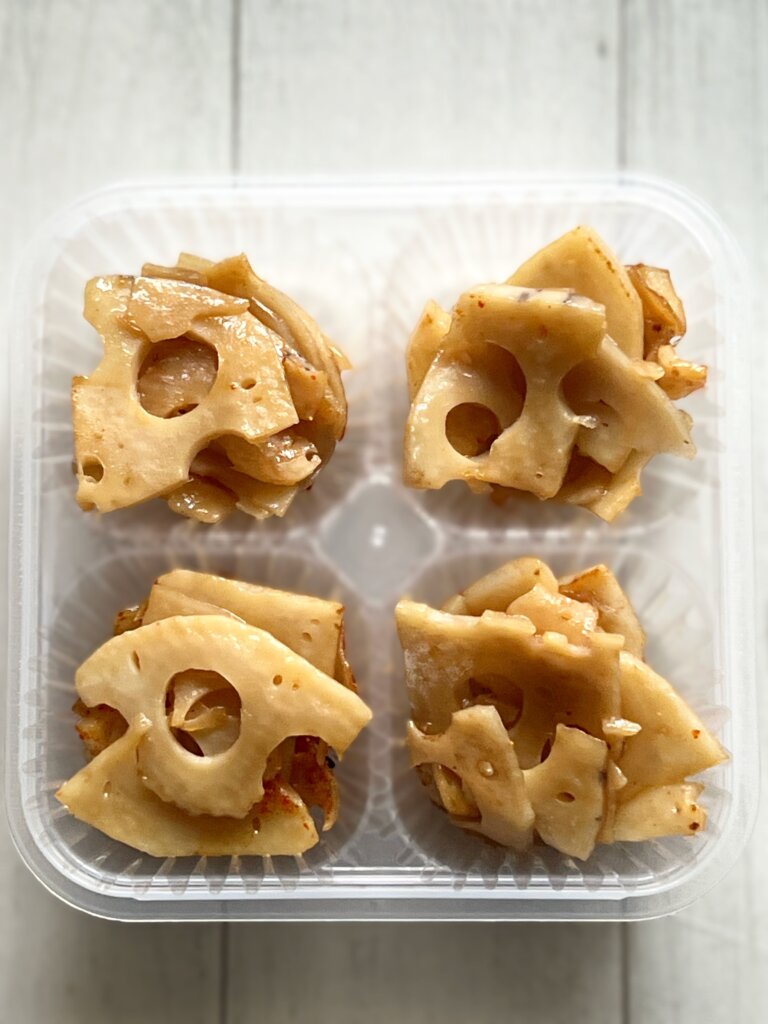 れんこんのきんぴら小分け冷凍