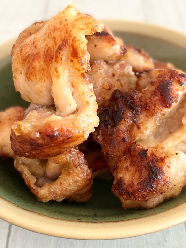 鶏もも肉の柚子胡椒焼き