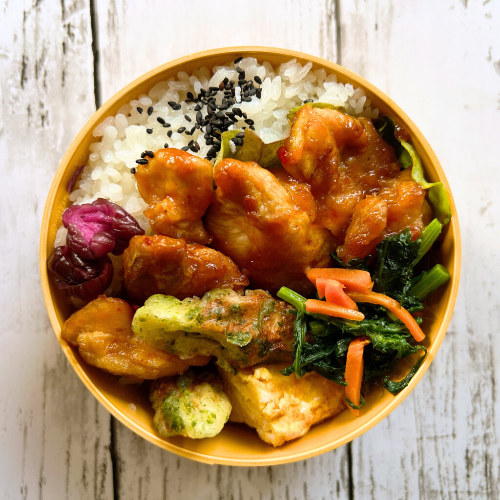 男子弁当 鶏肉のお弁当