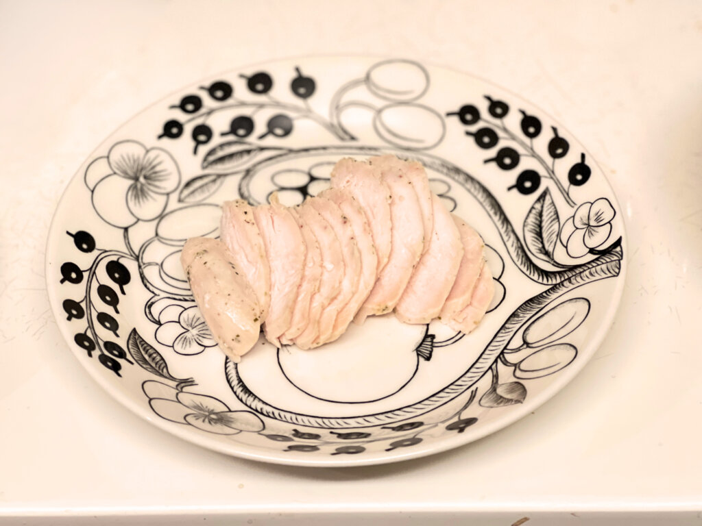 ボニークで作ったしっとりサラダチキン