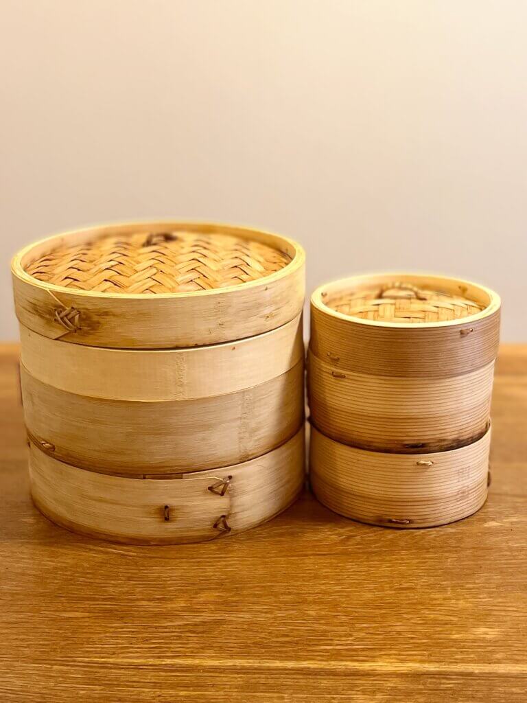 せいろ15cmと24cmのサイズ比較