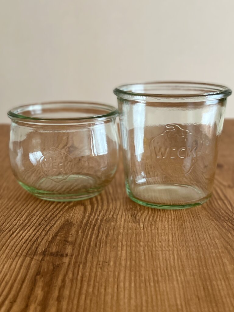  WECK500mlチューリップとモールド比較