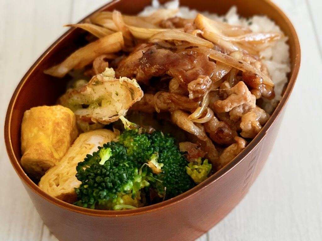 男子弁当の焼肉弁当