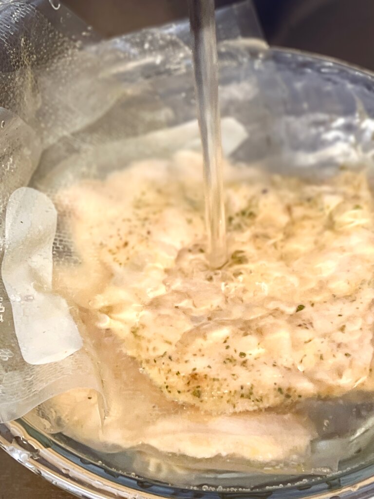 加熱後はすぐ冷却