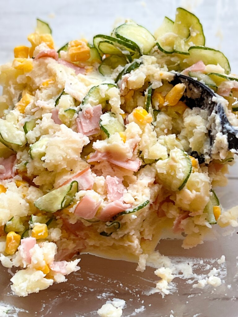 手作りポテトサラダ きゅうり ハム コーン