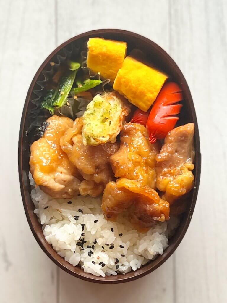 とりももにくの照り焼き弁当